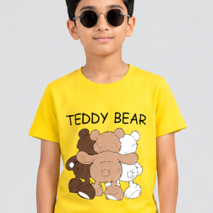 YELLOW TEDDY BEAR BOY T-SHIRT
